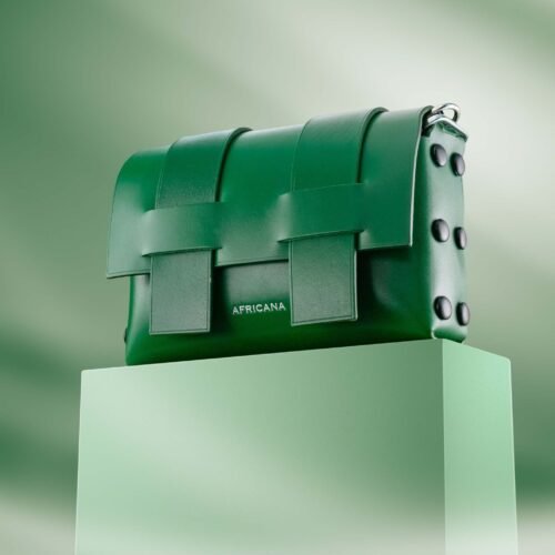 Handcrafted Africana MatBag Green